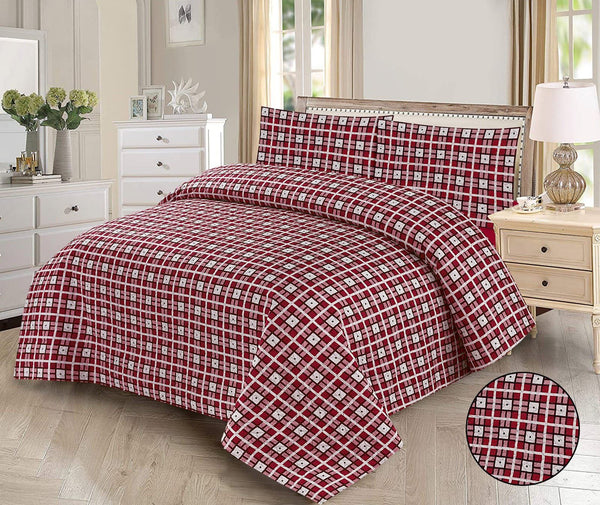 Cotton Harmony: Printed Bedspread Trio