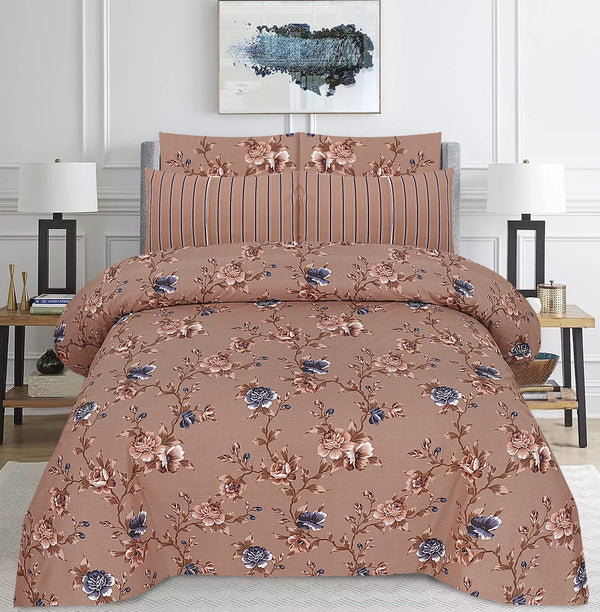 Solace 3-PCS King Size Bedsheet