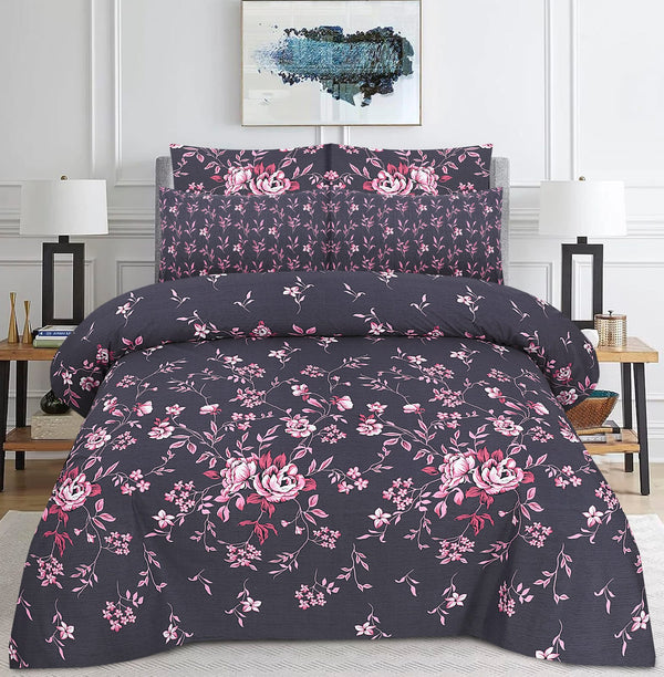 Velour 3-PCS King Size Bedsheet