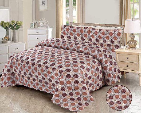 Vibrant Dreams: 3-Piece Cotton Bedspread