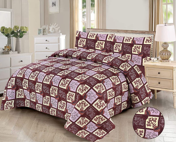 Chic Comfort: 3 piece Printed Bedspread Trio